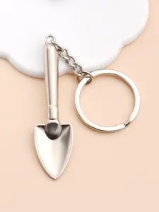 Fashion Multi-function Spade Shaped Metal Cute Keychain, Stainless Steel Key Holder & Key Fob for Car Key Chain for Men & Women, Stylish Design Fashion Cute Accessories for Daily Wear As Gift for Friends