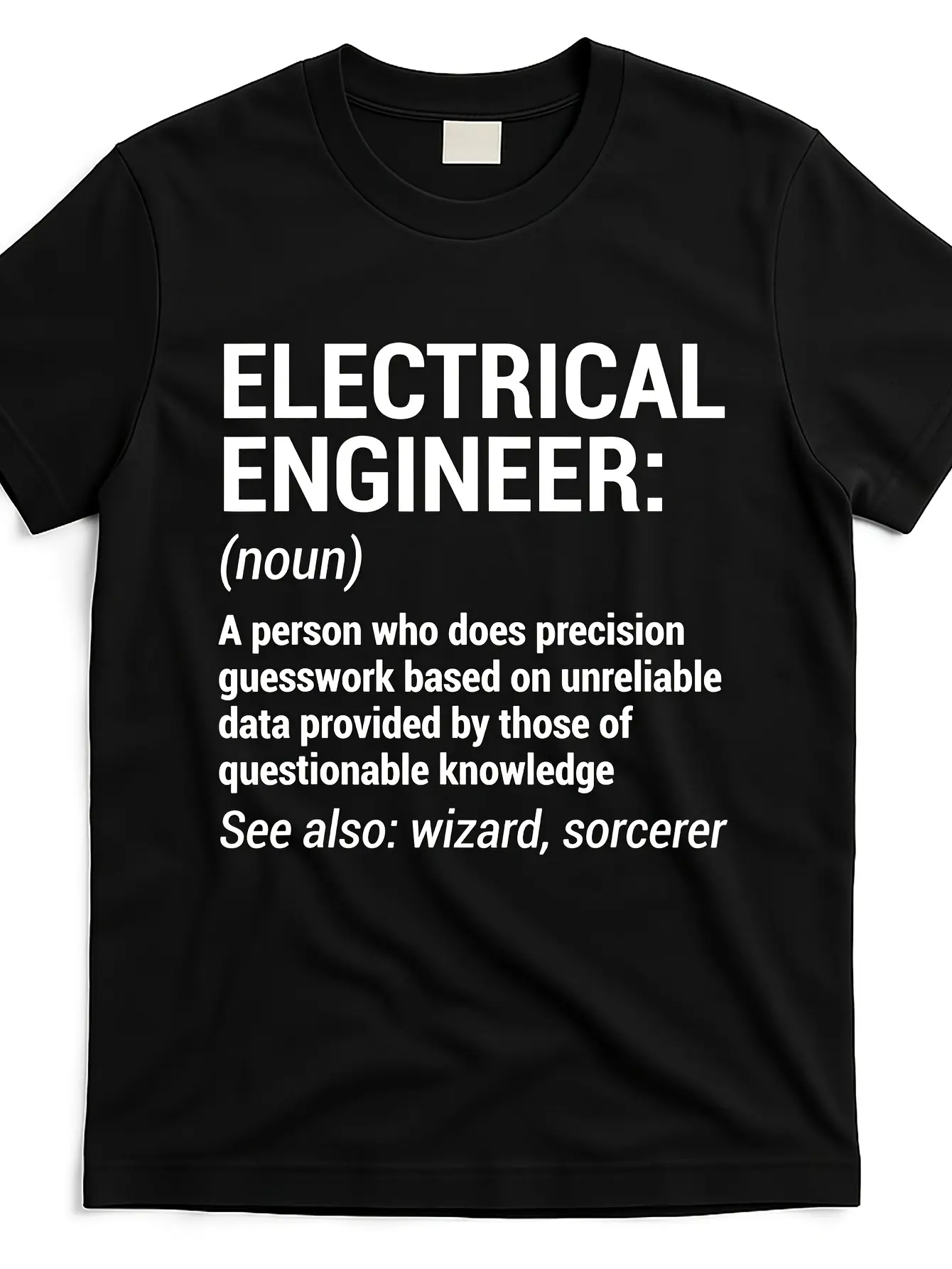 Electrical Engineer Definition Tshirt Funny Engine unisex soft cotton short sleeve t shirt, vintage graphic casual tee for men women teens, perfect birthday holiday gift for camping travel gym daily street casual wear