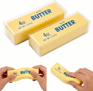 Slow Rising Squishy Butter Squeeze Toys Sensory Stress Relief Squishies Soft & Stretchy Fidget Toys for Anxiety Relief, Party Favors, Goodie Bag Fillersow Rebound Design