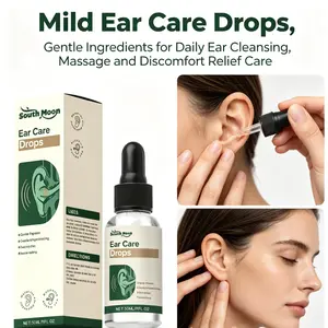 Mild Gentle Ear Care Drops Daily Ear Cleaning Soothe Ear Discomfort Comfortable Massage Ear Relief Liquid Portable Ear Nourishing Care Solution For Home Daily Ear Maintenance