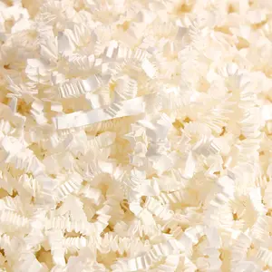 Milk White Crinkle Paper - 10 lb Non-Recycled Paper, Lightweight & Dust-Free, 10% More Capacity, Eco-Friendly, Vibrant Color Inside Out