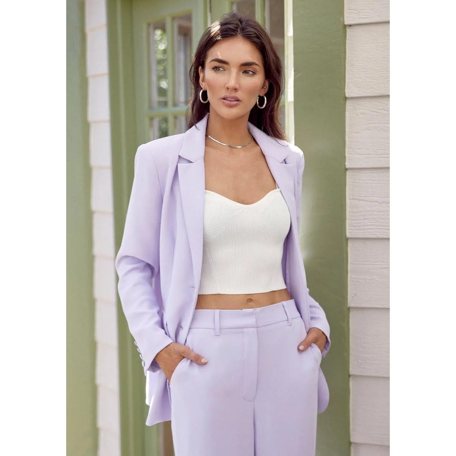 Stella Blazer- Lilac