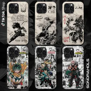 Deku and Bakugo My Hero Academia Phone Case, Plus Ultra My Hero Academia Phone Cover, Anime Manga Fans Lovers 17 Air Pro Max