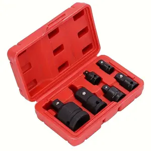 2026 New Impact Adapter & Reducer Socket Set, 1/4 3/8 1/2 3/4 1 Inch Female To Male Air Square Drive & Wrench Conversion Tool, Multifunctional Hand Tool，Professional impact sleeve