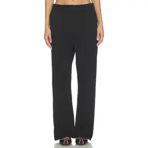 Entire Studios Straight Leg Sweatpant in Black