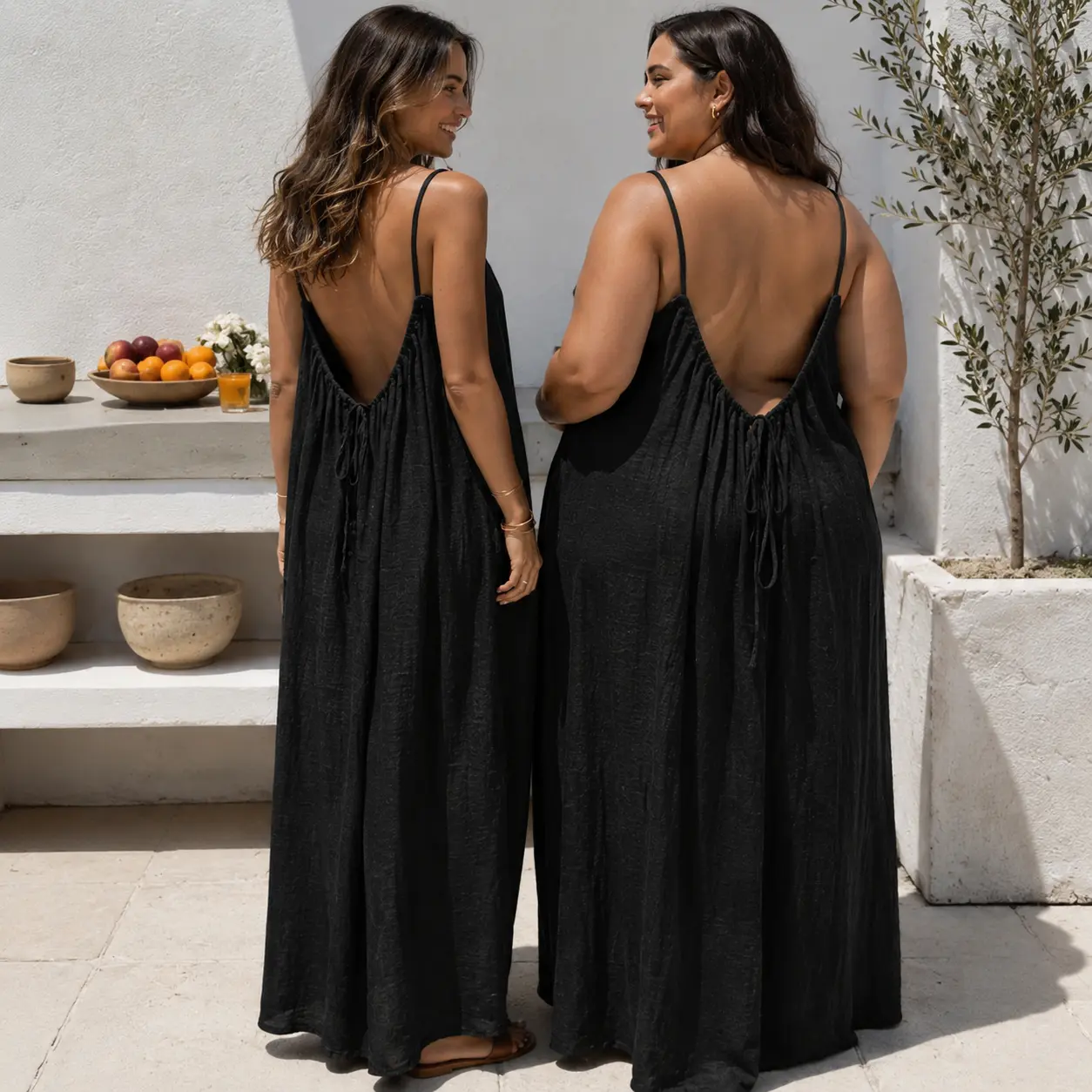 plunge backless dress - TikTok Shop