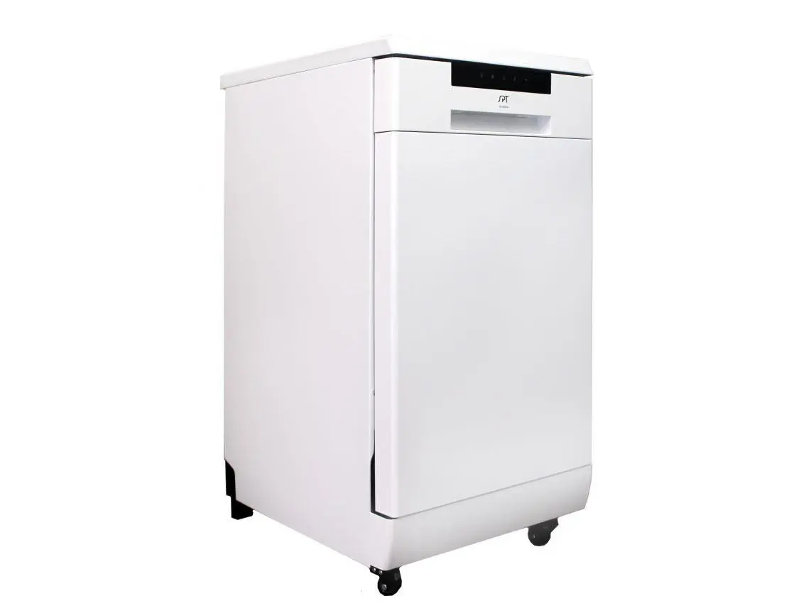 Sunpentown 18 in. Energy Star Portable Dishwasher, White