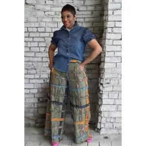 PUFF SLEEVE DENIM SHIRT