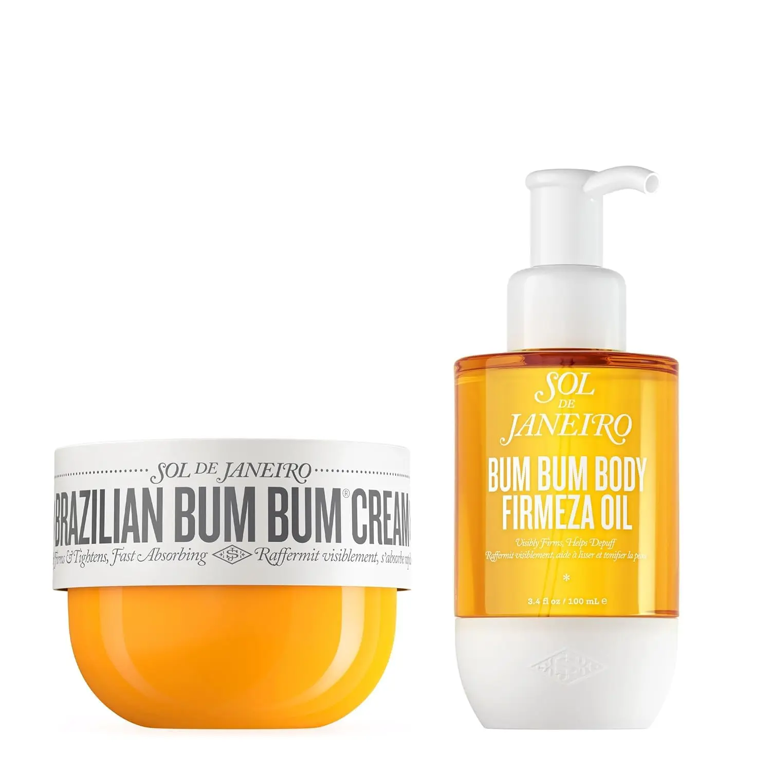 Sol de Janeiro Bum Bum Cream and Firmeza Body Oil Bundle