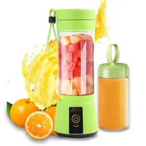 Portable Rechargeable Juice & Smoothie Blender 380ml USB 18000rpm Motor 2000mAh Battery BPA-Free Compact Lightweight Juicer Cup