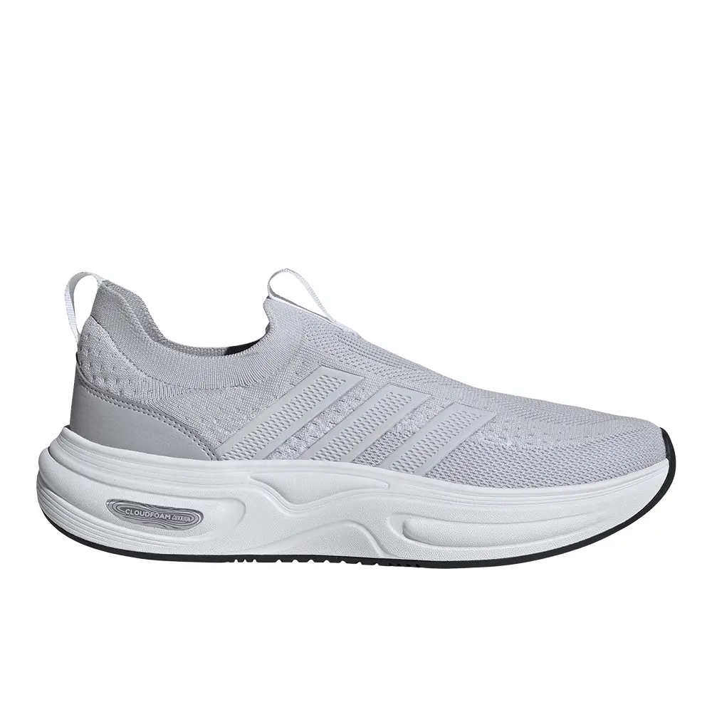 adidas Mens Cloudfoam Cuxxion Sock Slip On Sneakers Shoes Casual - Grey