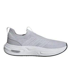 adidas Mens Cloudfoam Cuxxion Sock Slip On Sneakers Shoes Casual - Grey