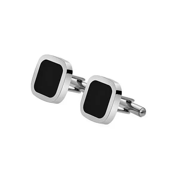 Stately Steel Men's Stainless Steel Square Cufflinks Stately Steel Men's Stainless Steel Square Cufflinks