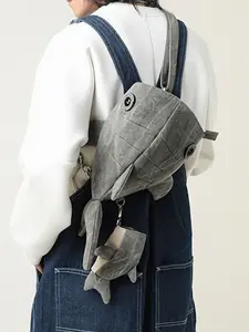 1pc  Crossbody bag, solid color shark bag, fashionable and versatile, casual and trendy, suitable for college students, commuting, shopping and dining, lightweight crossbody bag, Adjustable Strap Satchel