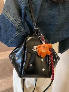 Women's Fashionable Backpack, Cute Stylish Daypacks, Casual Versatile Backpack with Simple Retro Temperament, Niche for Work, School, Daily Commuting, Versatile for Travel, Shopping, Gift Giving