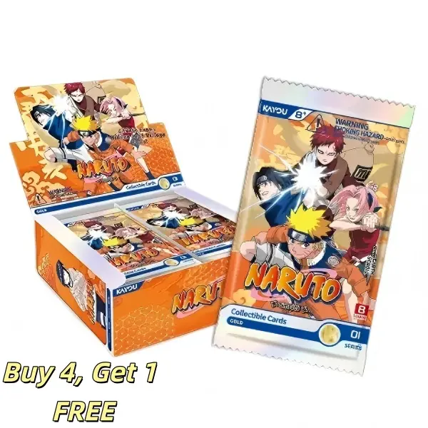 Buy 4 Boxes Get 1 Free NARUTO-Smriti Collectible Cards-Earth Scroll-001/A-NA