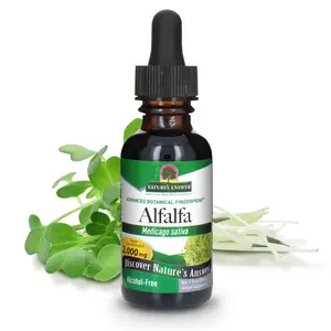 Nature's Answer Alcohol-Free Alfalfa Herb Extract, 1-Fluid Ounce Supports Immune System, Blood, Digestion, Energy Levels - Helps with Detoxification