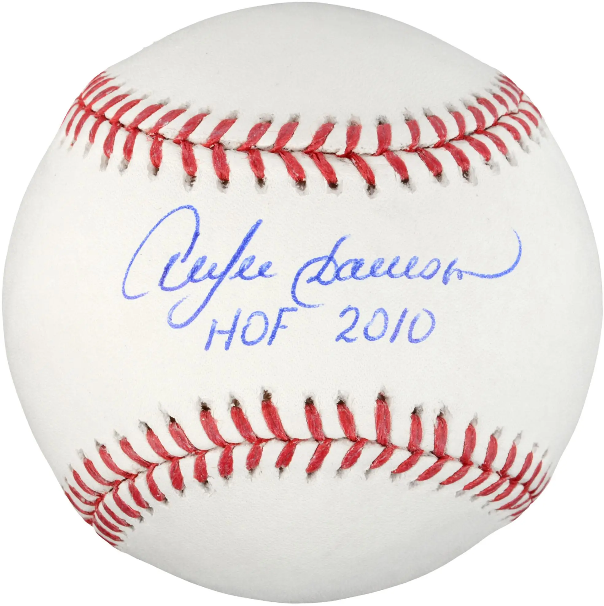 Andre Dawson Chicago Cubs Autographed Baseball with "HOF 2010" Inscription - Fanatics Authentic Certified