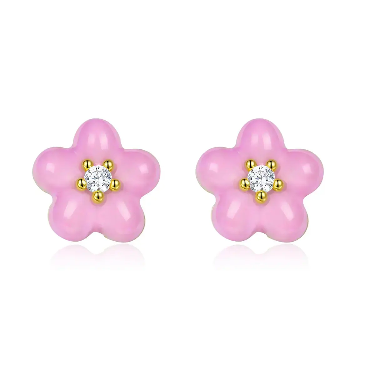 Petit Daisy Pink Earrings