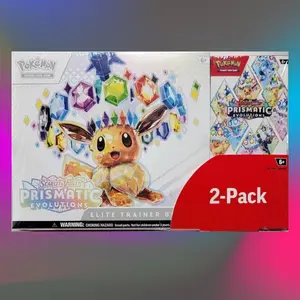 Costco Pokemon Prismatic Evolutions 2-Pack Trainer Box and Booster Bundle