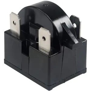 Appli Parts APSR-4002P Mini Fridge relay switch 3 pin 4.7 Ohm 110V Universal PTC Start relay replacement part for multiple brands of refrigerators wine cooler