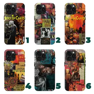 Alice In Chains Tough Phone Case – 90s Grunge Rock Band Phone Cover, Dirt Album Inspired Art, Alternative Metal Aesthetic Gift for Music Fans