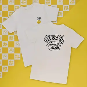 MGA's Miniverse Make It Mini Adult T-Shirt - White; Have A Sunny Day