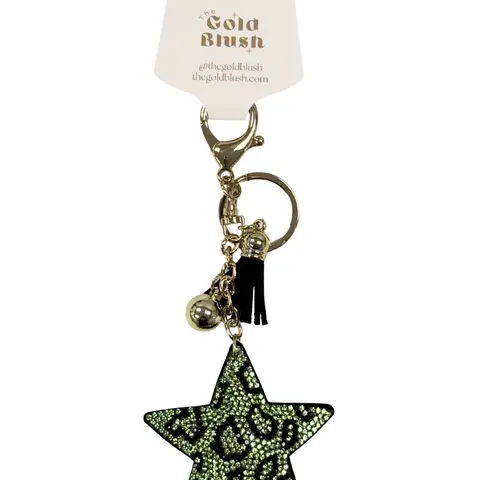 Bling Bag Charm with Keychain, Fashion Accessory for Keys, Purse, Backpack decor keychain bag