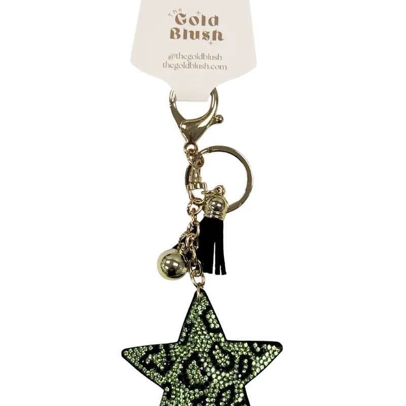 Bling Bag Charm with Keychain, Fashion Accessory for Keys, Purse, Backpack decor keychain bag