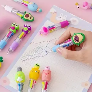 Set of 12/24pcs Cute Retractable Ballpoint Pens, Funny Teacher Pens, Ergonomic Round Pen Body, Medium Nib, Suitable for School and Office Supplies, Ballpen Set