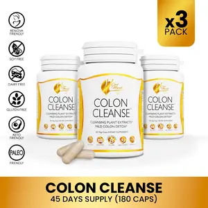 3 Bottles of Coco March N.M.D Colon Cleanse Wellness Supplement Healthcare Natural