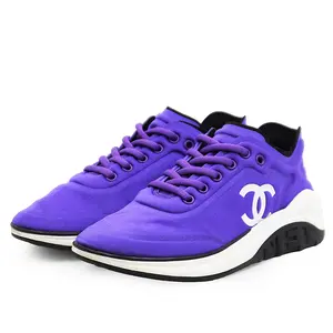 Pre-owned CHANEL Polyester Small Leather Goods Technical Fabric Sneakers
