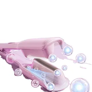 Egg Curling Iron Wave Curling Iron Water Wave Curler Egg Large Curl Corn Perm Iron with Mineral Negative Ions for Smooth Hair