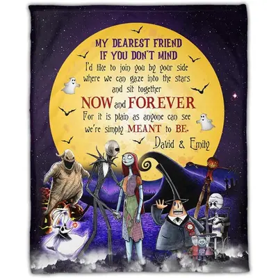 Jack and Sally Blankets TikTok Shop
