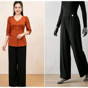 Quần Áo Bà Ba Q1 ( Vietnamese Size) Vải Thun / Pants of Ao Ba Ba / Women Pants / LuNa New Year