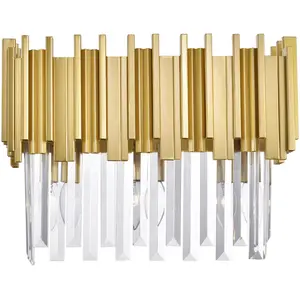 CWI Lighting Deco 3 Light 17 inch Medallion Gold Vanity Light Wall Light 1112W17-3-169