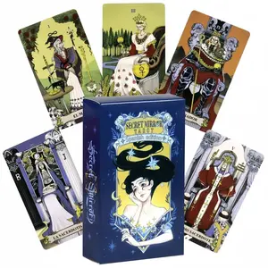 Tarot Card Game, Classic Tarot Cards, 78pcs/set Tarot Card with Box, Fortune Telling Game Card, Casual Table Card Game for Family Party