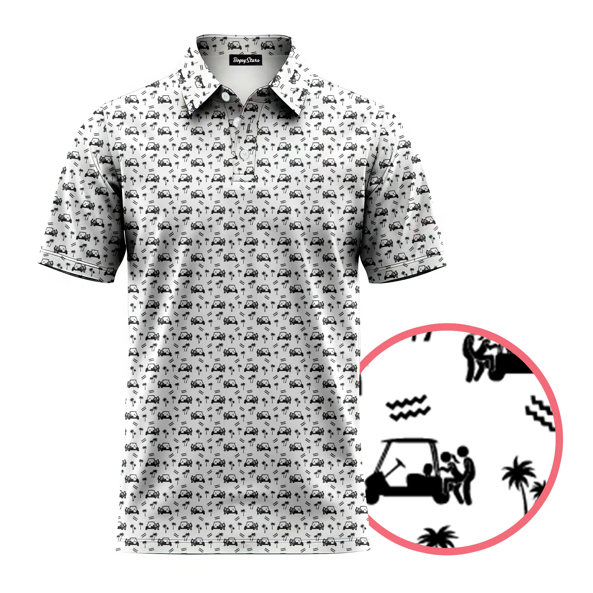Caddie Doggy polo, Funny Golf Polo Shirt, Perfect Gift for Golf Players Who Love Humor