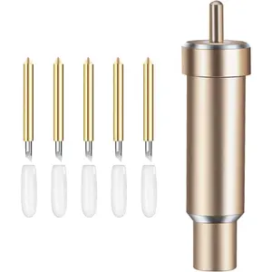 5PCS Premium Fine-Point Blade and Housing Compatible with ExploreAir/Air 2/Air 3/Maker/Maker 3/Expression Cutting Machines for Light to Mid-Weight Materials Like Cardstock, Vinyl, Iron-On & More