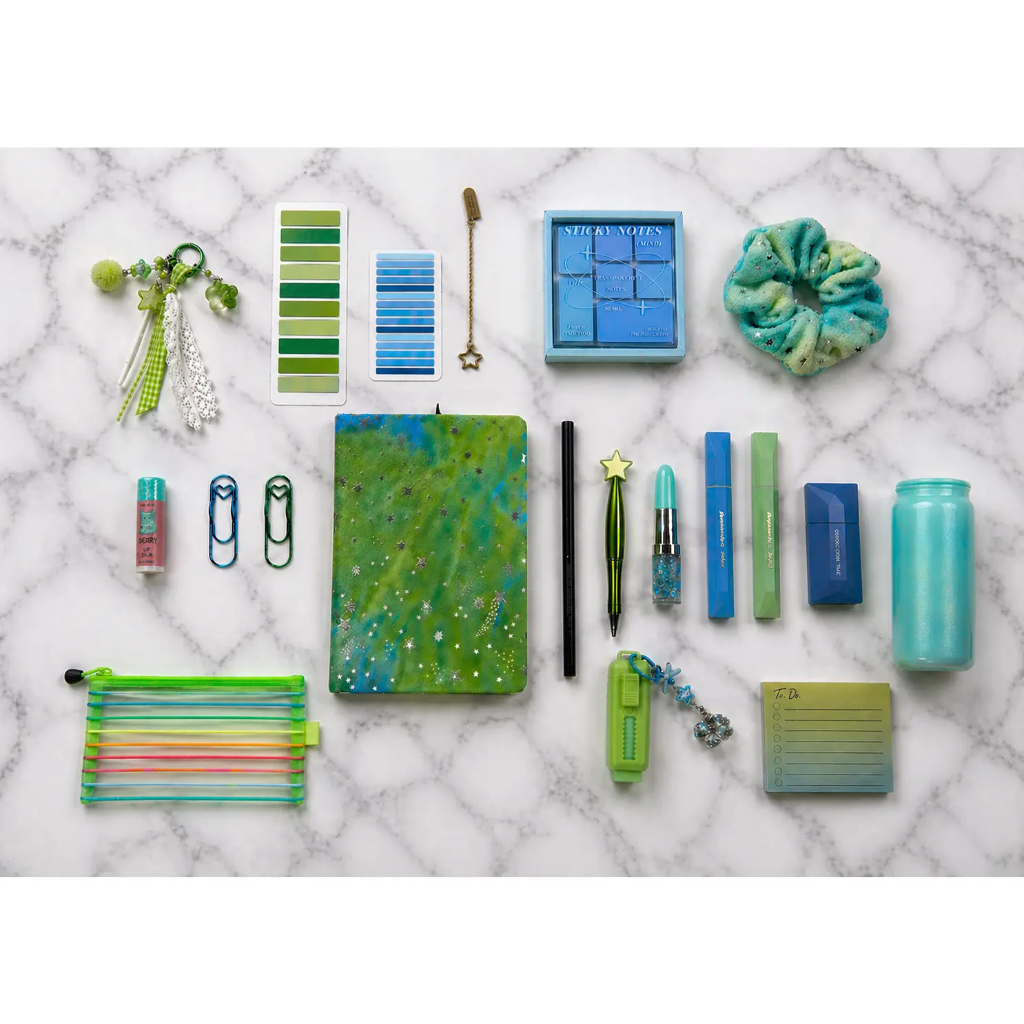 Enchanted Forest Stationery Bundle 💚✨(Handmade + Curated Collection)