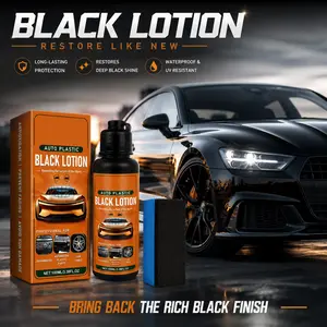 Car Plastic Renovator, Interior Accessories Stain Cleaner, Automotive Maintenance Tool, Dashboard Cleaner - Restore Faded Exterior & Interior Plastic, Rubber & Vinyl Surfaces, Long-Lasting UV Protection for Dashboard, Door Panels, Bumpers & Trim