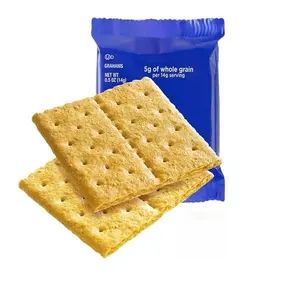Graham Crackers, Portion Packaged in Twin Packs (40/2packs, 80 crackers total), by Dasher's Spice & Beans