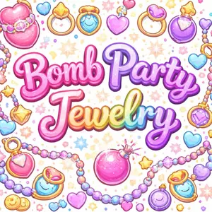 Bomb Party Jewelry Rhodium Ring
