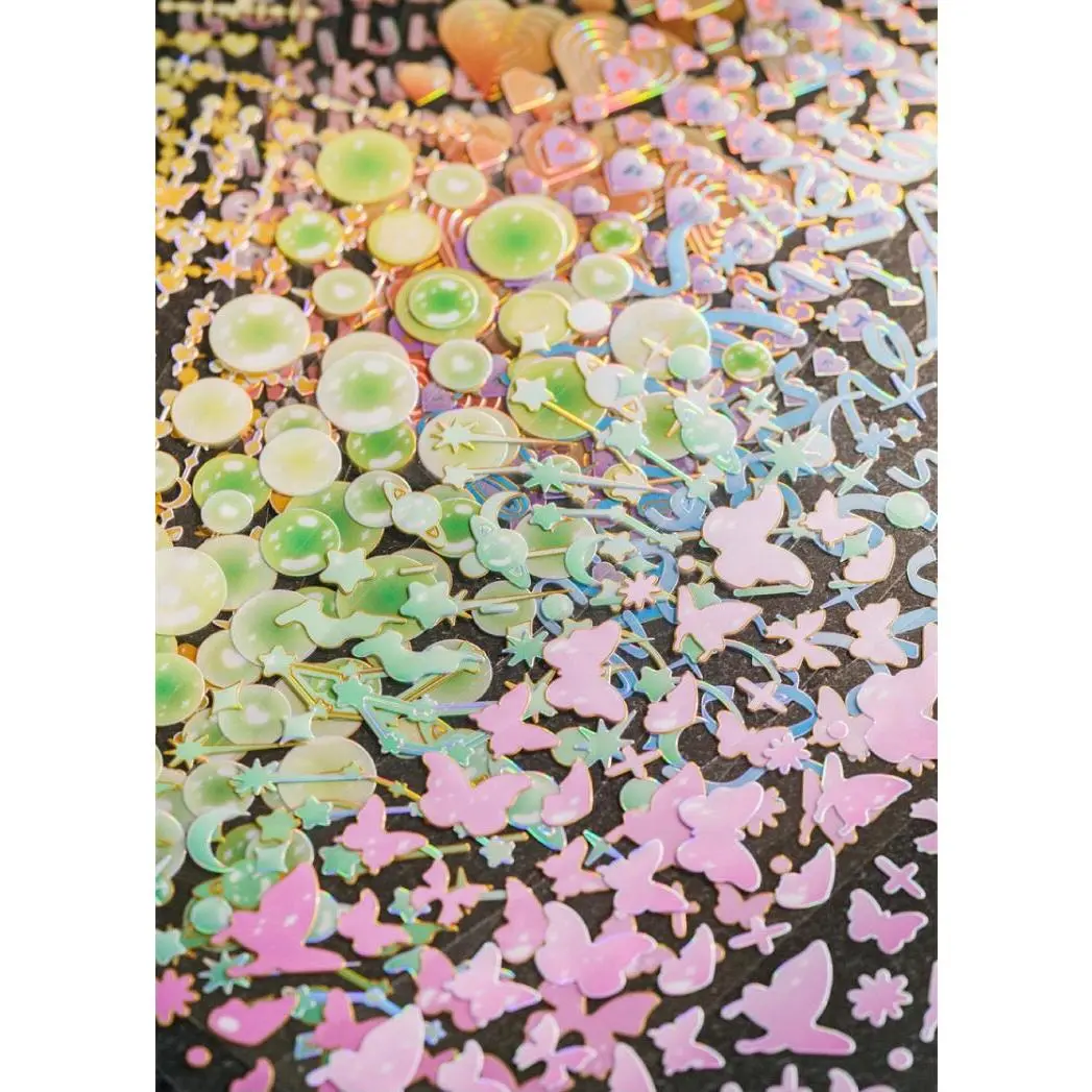 Toploader Deco Sticker - Assorted Designs in Multiple Colors, Soft and Flexible, Ideal for Crafting and Decoration
