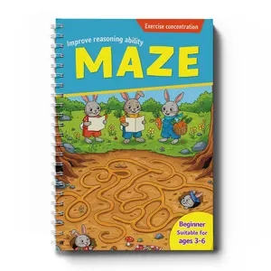Maze Adventure Puzzle –Fun Brain Training Books Maze Adventure Puzzle –Fun Brain Training Books