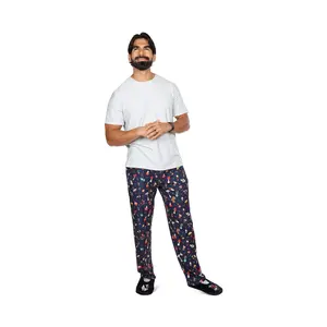 Memoi Men's PJs in a Pouch Mushroom Pajama Set