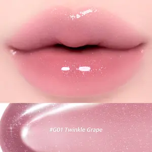 CORINGCO Topping Tip Glow Lip Plumper – Tinted Plumping Lip Gloss with Vitamin E (2.8g, 5 Shades)