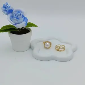 Rings with various open size styles. 14k gold plated, high quality