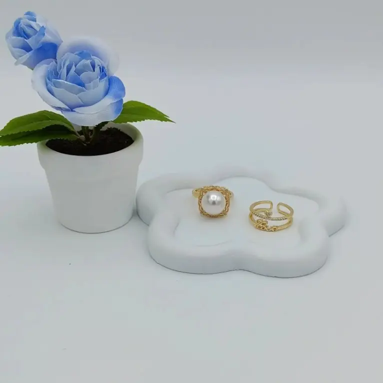 Rings with various open size styles. 14k gold plated, high quality
