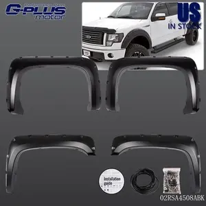 Pocket Rivet Style Fender Flares Fit For 2007-2013 Silverado 1500 2500HD/3500HD